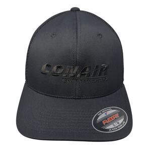 Conair Aerial Firefighting Fitted Baseball Cap Black M Embroidered Flexfit ATC